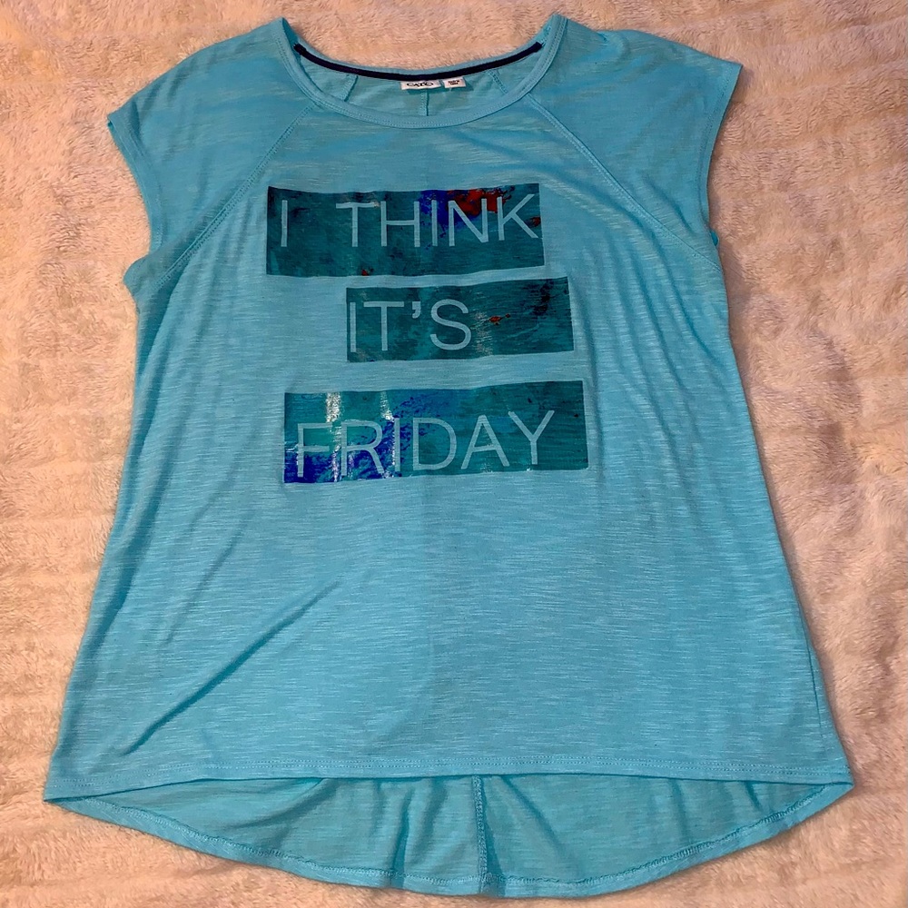 “I think it’s Friday” Large graphic t-shirt